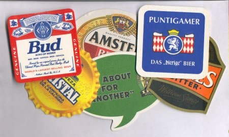 Beer mat coasters